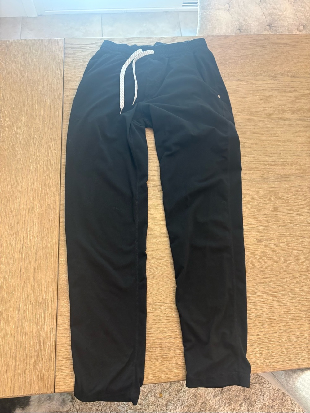 Black Drawstring Track Pants